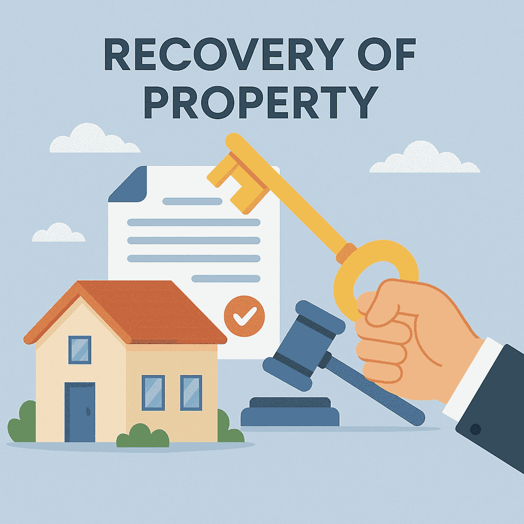 Suit for Recovery of Property in islamabad Under Sections 8 & 9